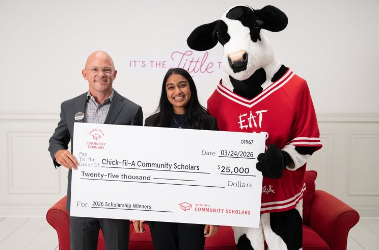 Siona "Dolly" Pramado, de Guaynabo, Puerto Rico, es la primera beneficiaria internacional del programa Chick-fil-A Community Scholars.